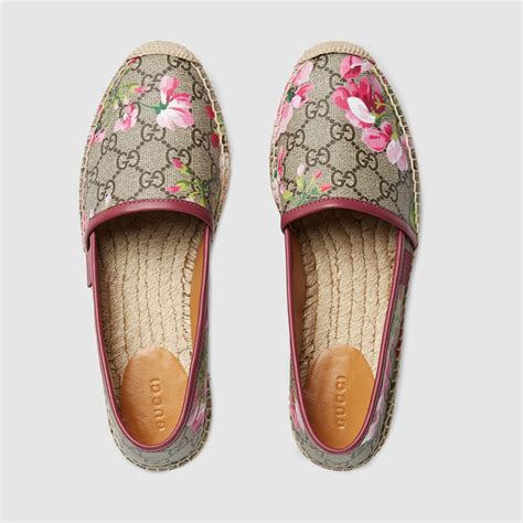 gucci bloom supreme shoes|Gucci espadrilles blooms.